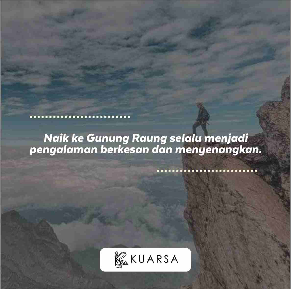 Quotes Aesthetic Tentang Gunung Raung