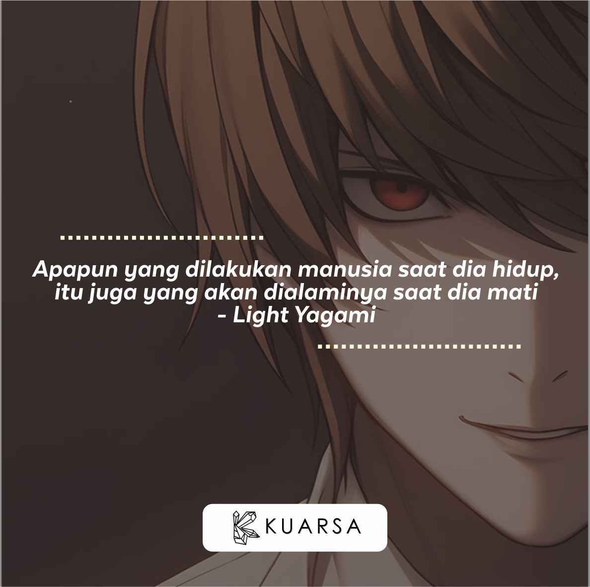 41 Quotes Bijak Anime Death Note, Dipenuhi Makna Tersirat
