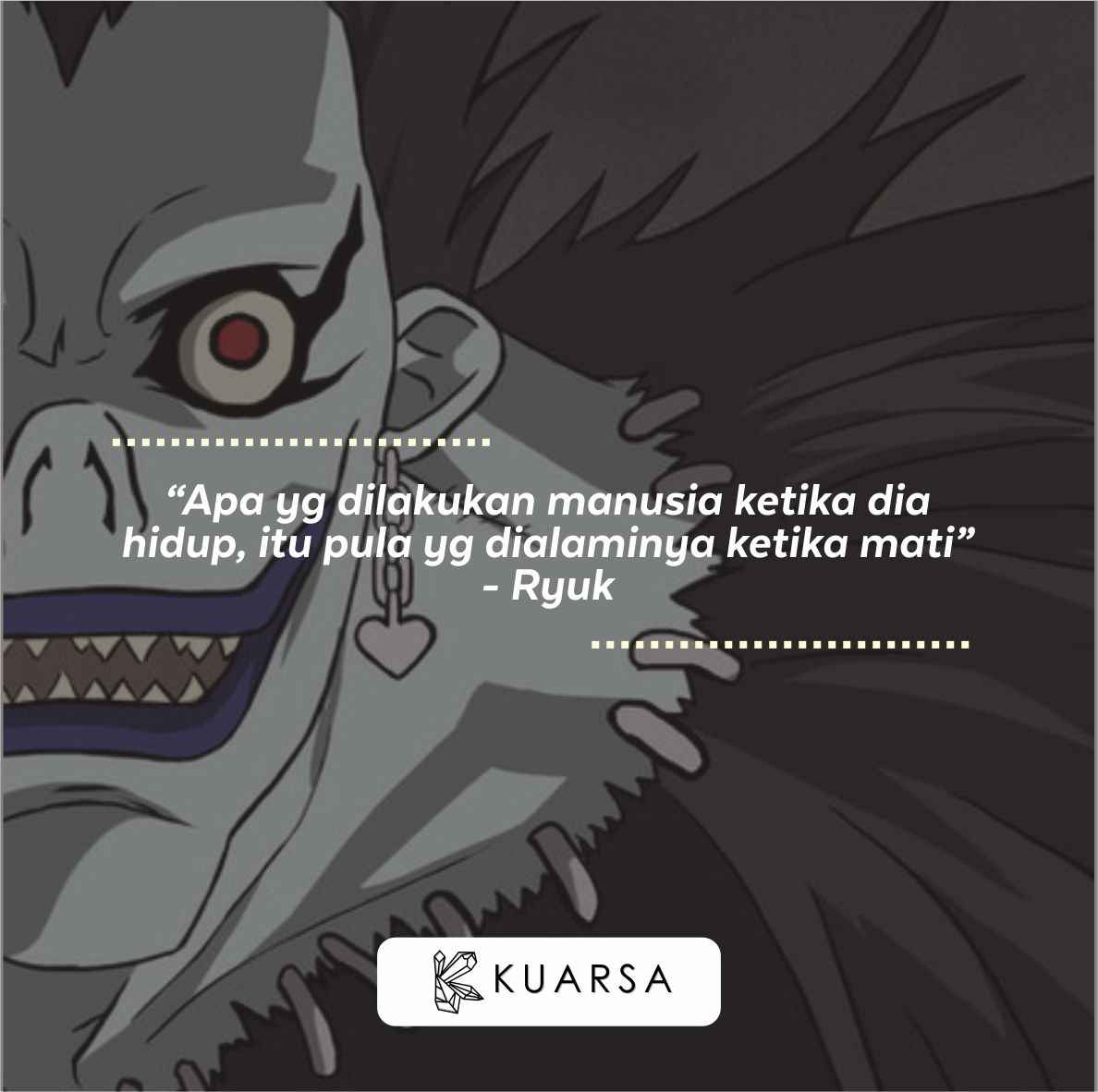 41 Quotes Bijak Anime Death Note, Dipenuhi Makna Tersirat