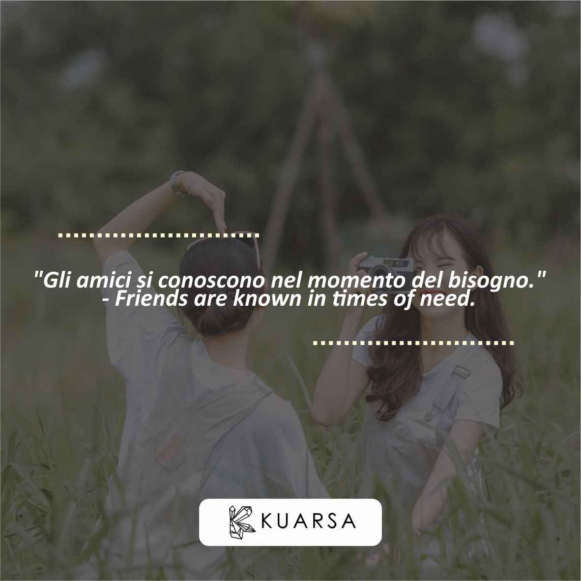 Italian Quotes for Friendship