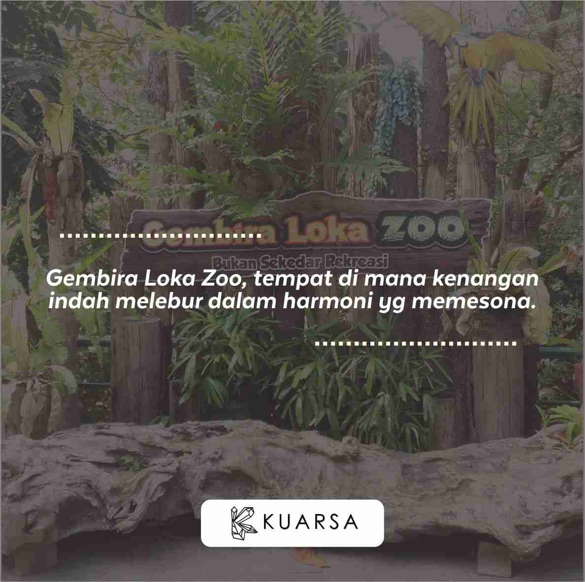 20 Quotes Aesthetic Liburan di Gembira Loka Zoo, Bisa Untuk Caption Instagram Keren