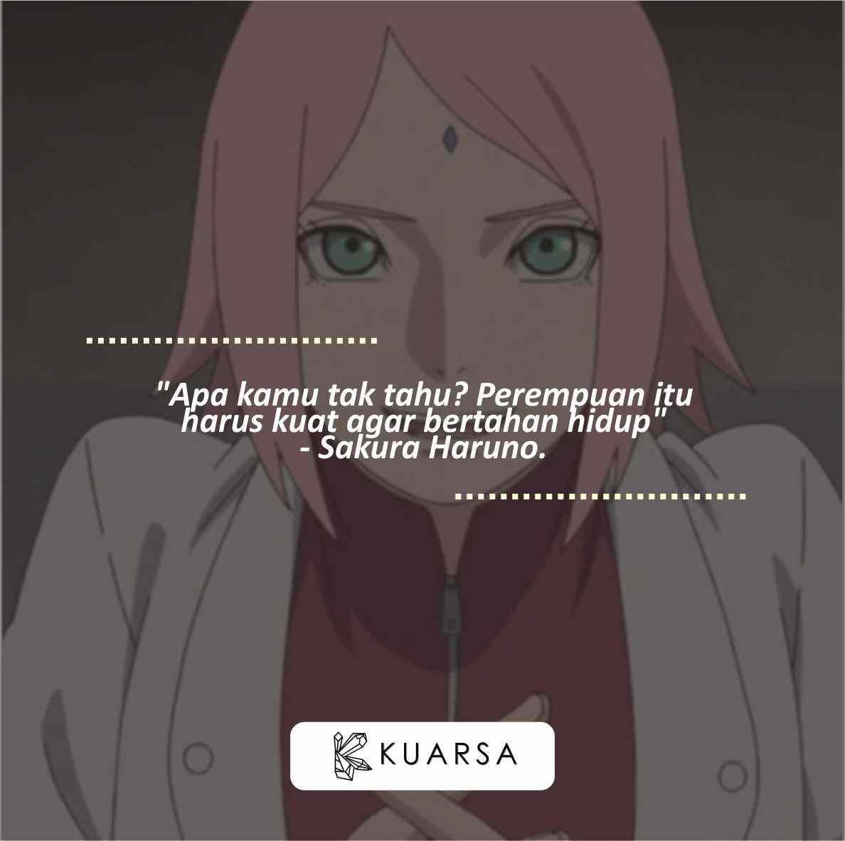 26 Quotes Sakura Haruno, Kutipan Gambar Aesthetic