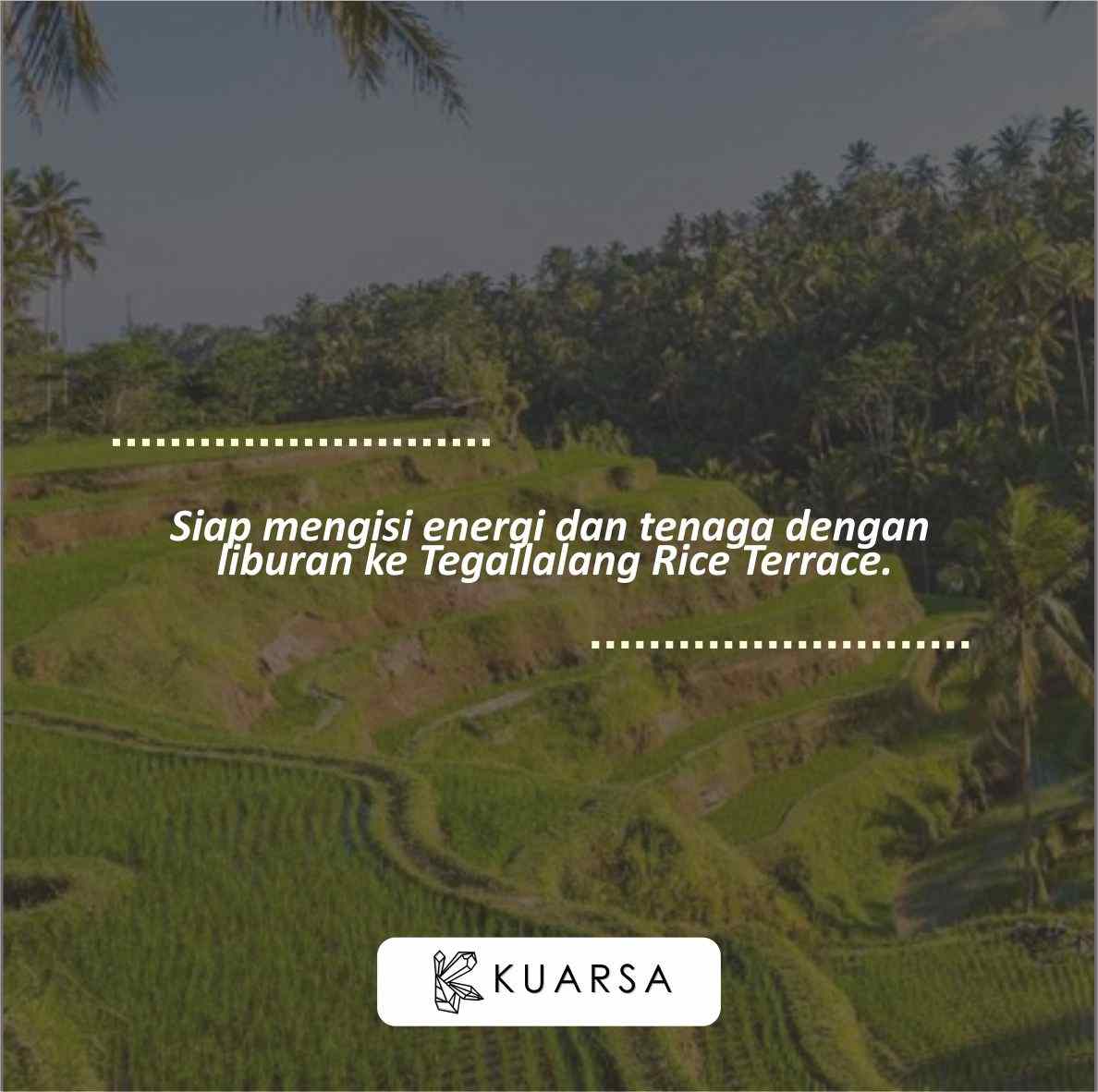 20 Quotes Aesthetic Liburan di Tegallalang Rice Terrace, Bisa Untuk Caption Instagram Keren