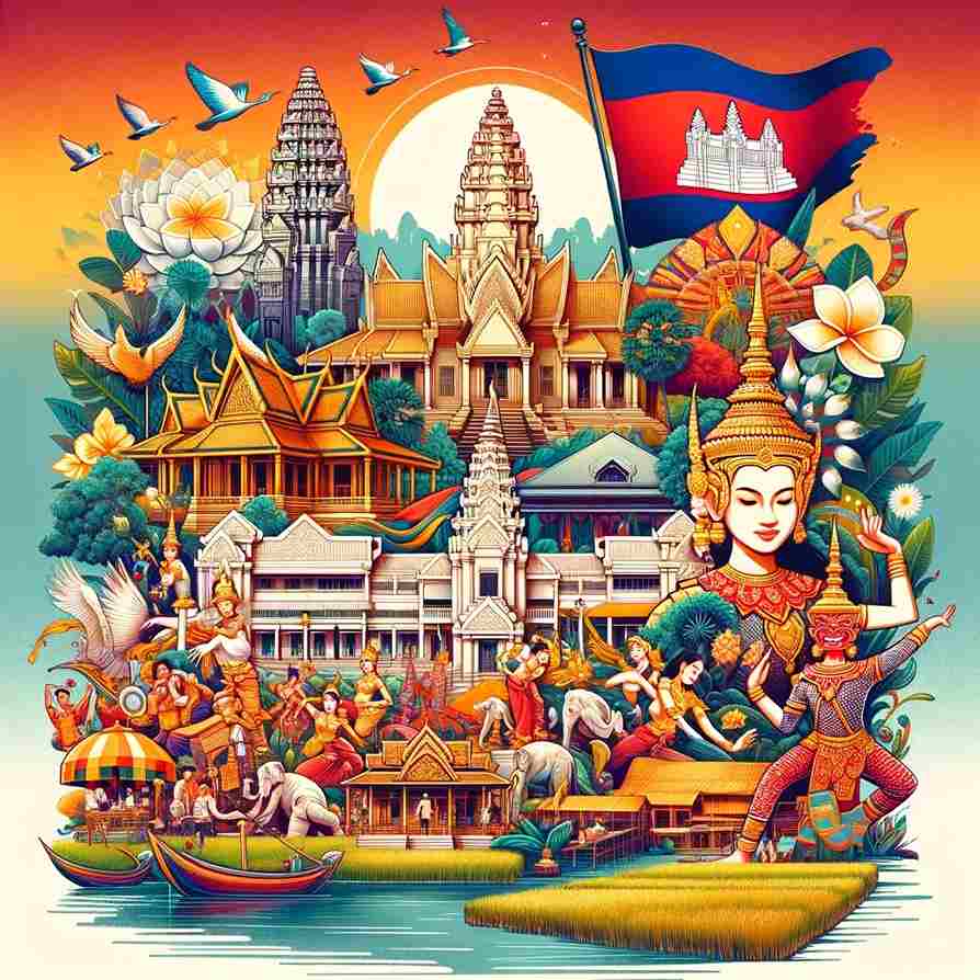 4 Puisi Tentang Negara Kamboja, Land of the Khmer