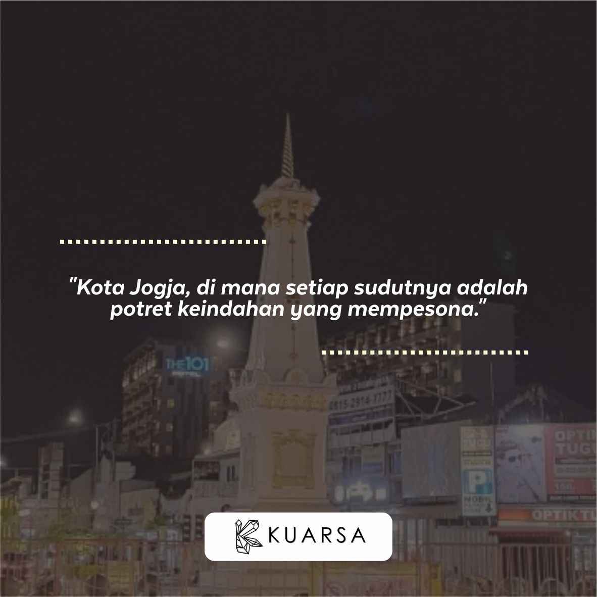 Puisi Tentang Kota Jogja dan 10 Quotes Aesthetic Kota Jogja